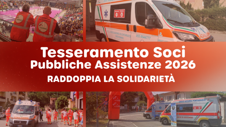 Tesseramento soci Pubbliche Assistenze 2026